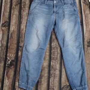 - True Religion Light Blue Jogger Jeans Size 33